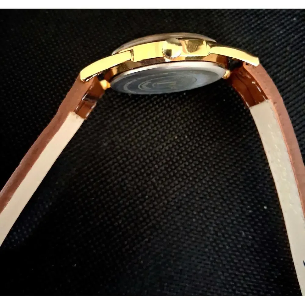 Vintage Roamer Men's Leather Mechanical Watch‎ RARE